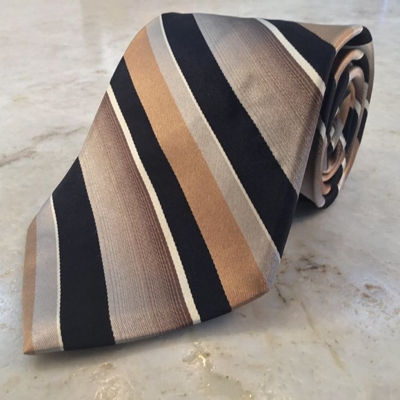 BURMA BIBAS SILK TIE - Picture 7 of 7